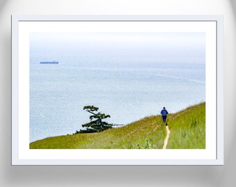 Mount Tamalpais Marin County California Landscape Art Print as Gift for Hiker