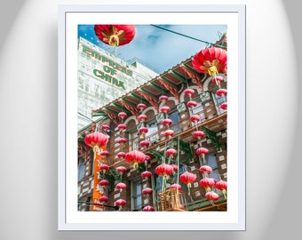 Chinatown San Francisco Street Photography with Chinese Lanterns