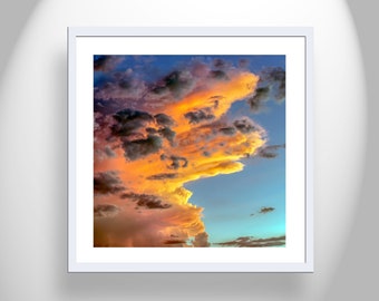 Storm Cloud Art Print for Home with Arizona Desert Monsoon