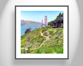 Presidio Park of San Francisco Photography Art Print for Home