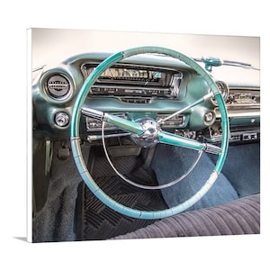 1959 Cadillac Car Art Print as Automotive Wall Decor for Home or Garage