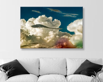 Storm Cloud Photography Art Print with Desert Monsoon Thunderhead