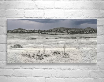 Wide Panorama Landscape Print of Arizona Ranch Country Prairie