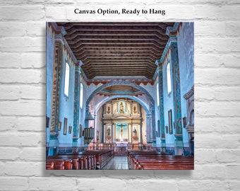 Fine Art Print of Oceanside California Spanish Colonial Mission Church