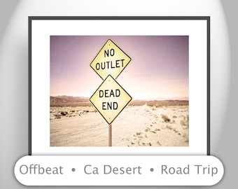 Desert Road Trip Wall Art Print by Murray Bolesta