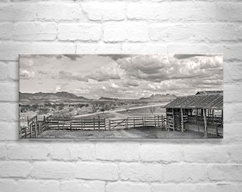 Western Ranch Landscape Photography in Panorama with Empire Ranch Sonoita Arizona