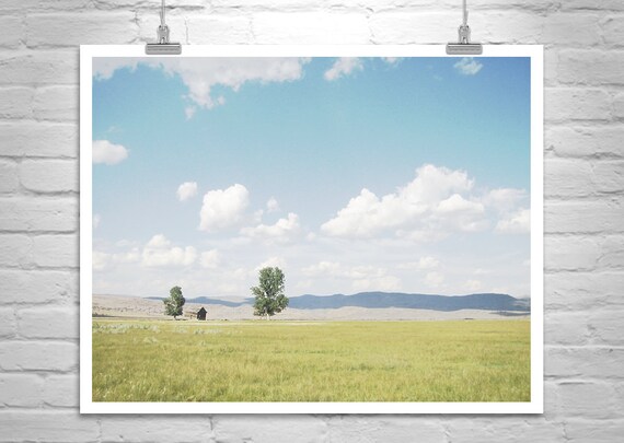 Western Landscape Photograph Prairie Art Print From Image 0
