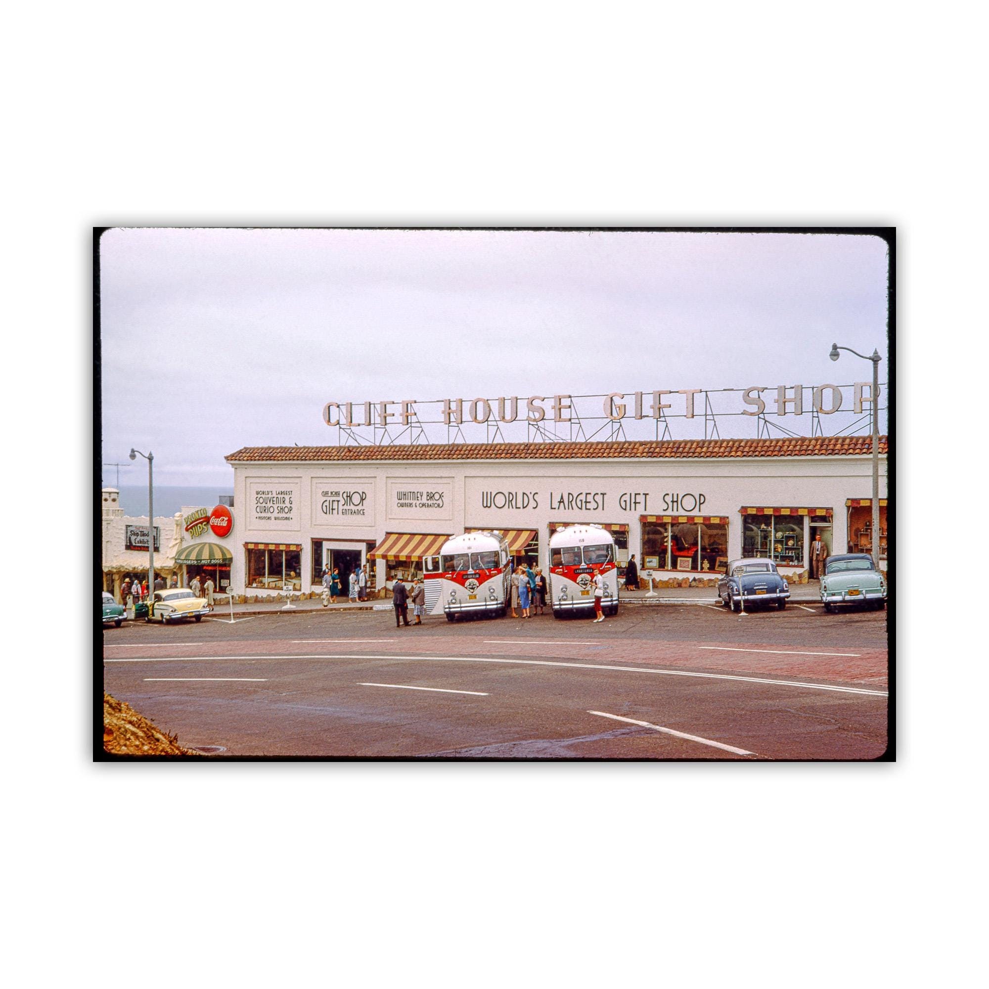 Vintage Cliff House San Francisco Photo Print – Historic California Wall Decor