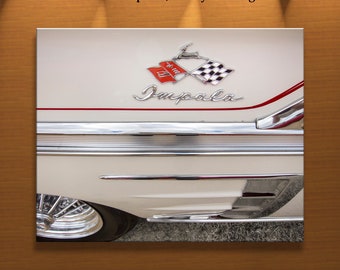 Chevrolet Impala SS Car Photograph as Vintage Automotive Wall Art for Home