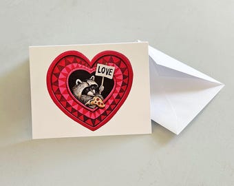 Valentine Cards by Mark Sheppard, Art Cards, Original art card designs, animal valentine