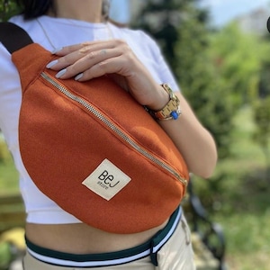Banana Bag, Handmade Free Bag, Crossbody Bag, Casual Bag, Handsfree Bag, Bum Bag, Sling Bag, Waist bag, Gift For Women, Fanny Pack Bag