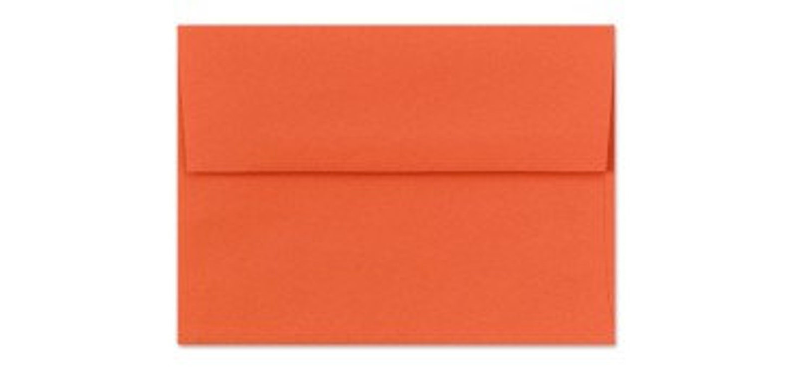 Bright Orange Envelopes Set of 10 Tangerine A7 Envelopes Etsy