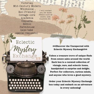Vintage Mystery Boxes- Einzigartige Antike Boxen- Nostalgische Schatzkiste- Kuratiertes Vintage Mystery Paket- Handverlesene Vintage Mystery Box- Retro