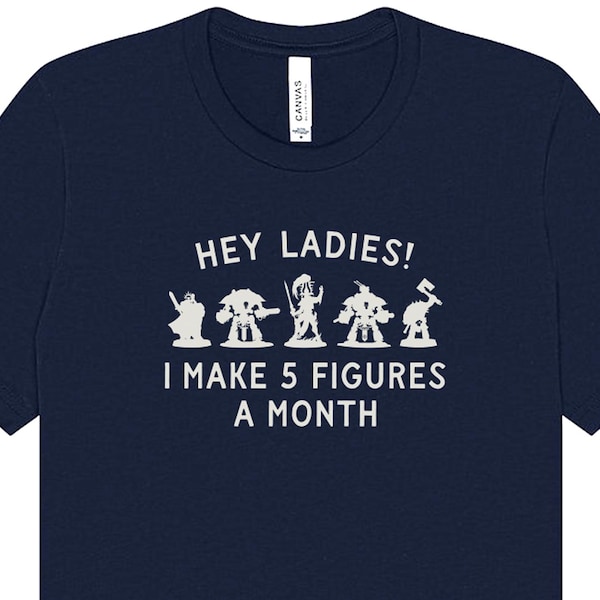 Funny Wargamer T-Shirt, Miniature Painter Gift for Him, Geek Tabletop Gaming Shirt, Nerdy Gamer Birthday Present, Hobby Humor Tee Unisex Fit