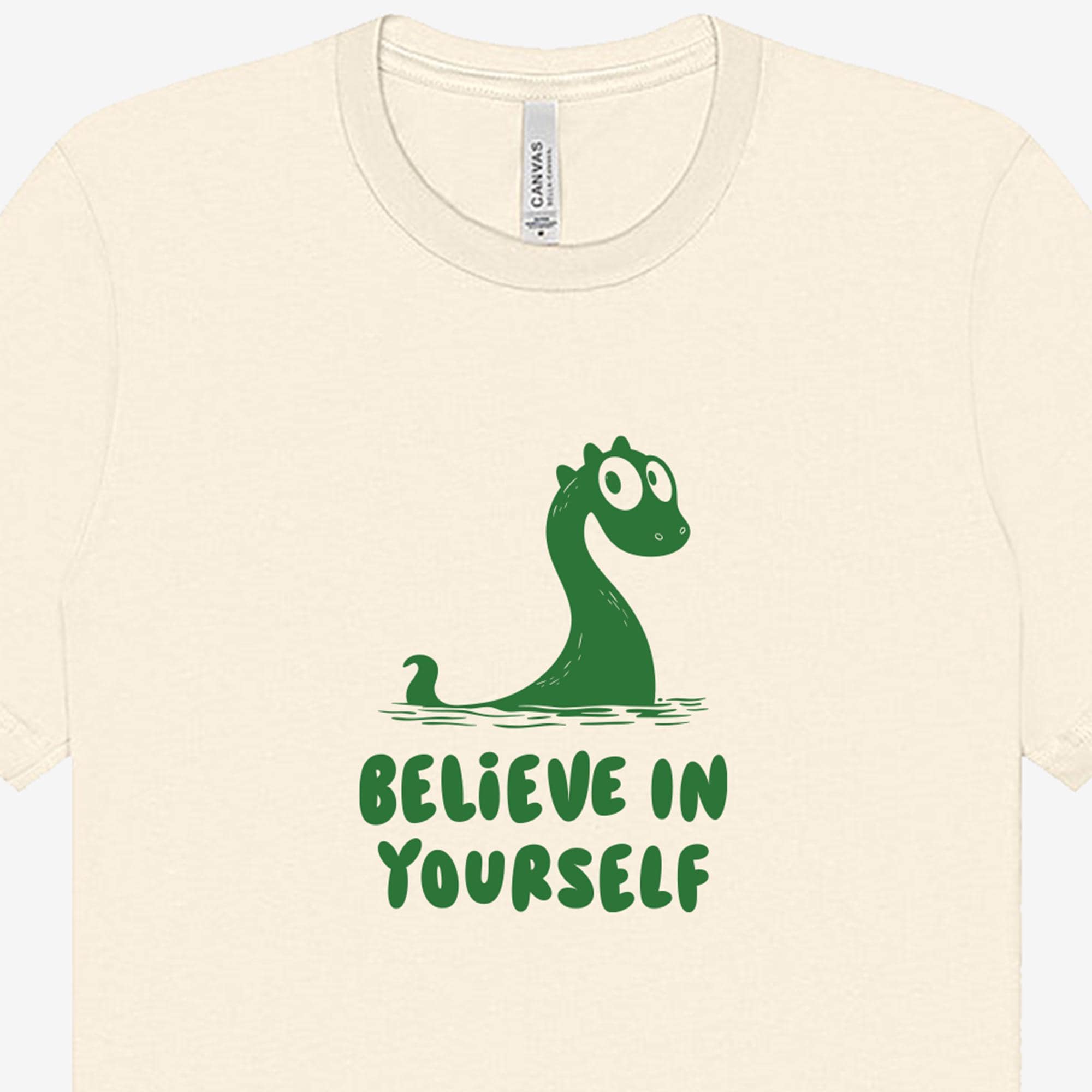 Funny Loch Ness Monster T-shirt, Believe in Yourself Tee, Scotland