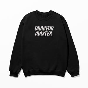 Dungeon Master Unisex Sweatshirt | DnD DM Gift | Funny Geeky Sweater | Gift for Tabletop Gamers