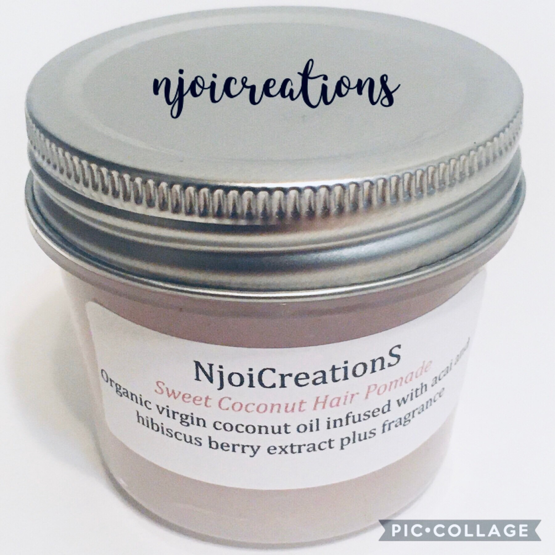 Sweet Coconut Hair Pomade An All Natural Hair Grease Etsy