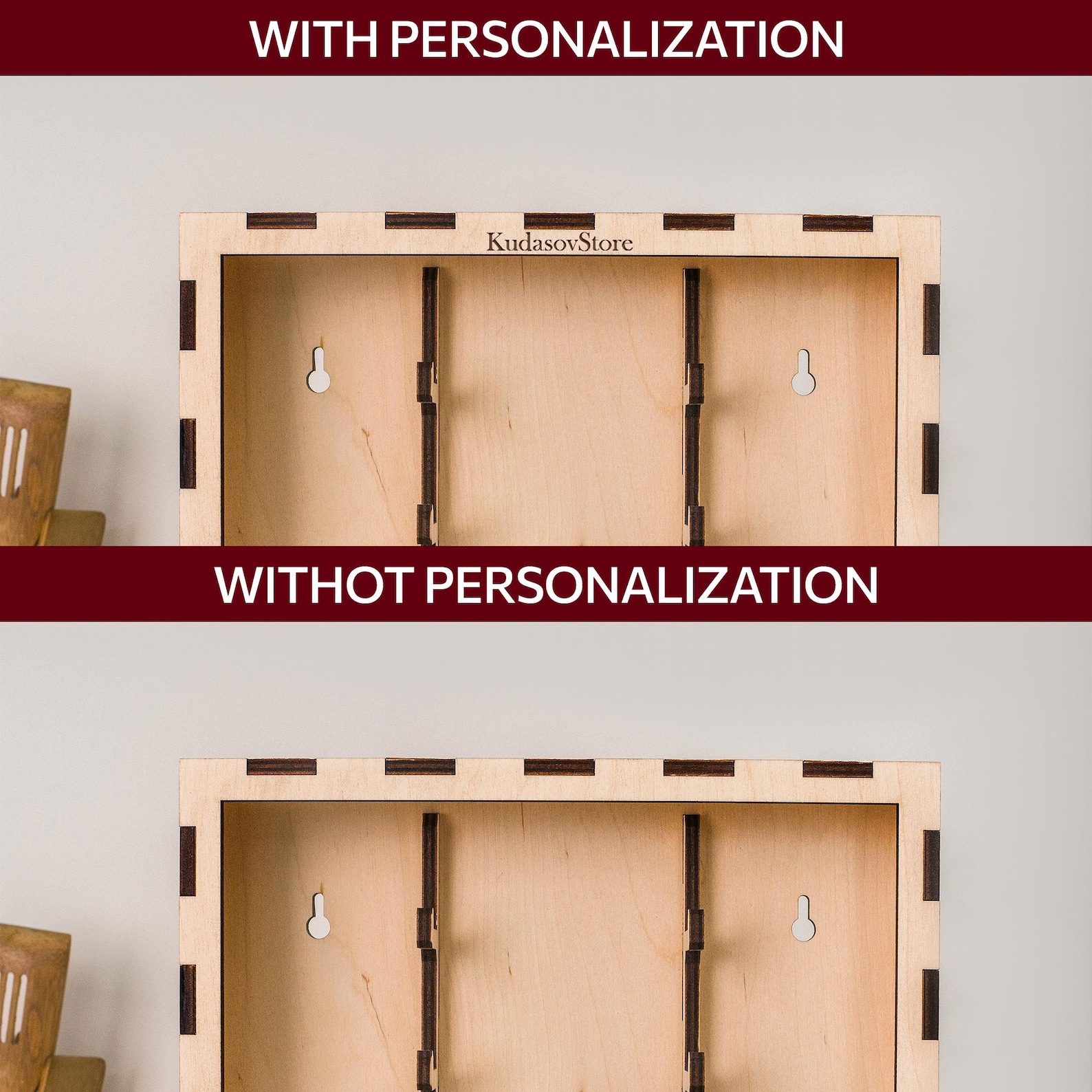 Pocket Knife Display Case, Wooden Knife Storage, Knife Organizer Wall ...