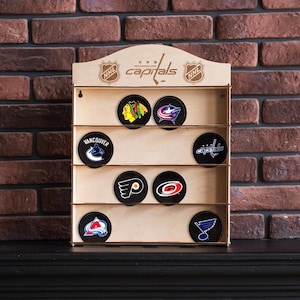 Hockey-Puck-Vitrine zum Aufhängen an der Wand, Hockey-Puck-Präsentationsständer, Hockey-Puck-Halter, Hockey-Puck-Ständer, Hockey-Puck-Aufbewahrungsorganisator