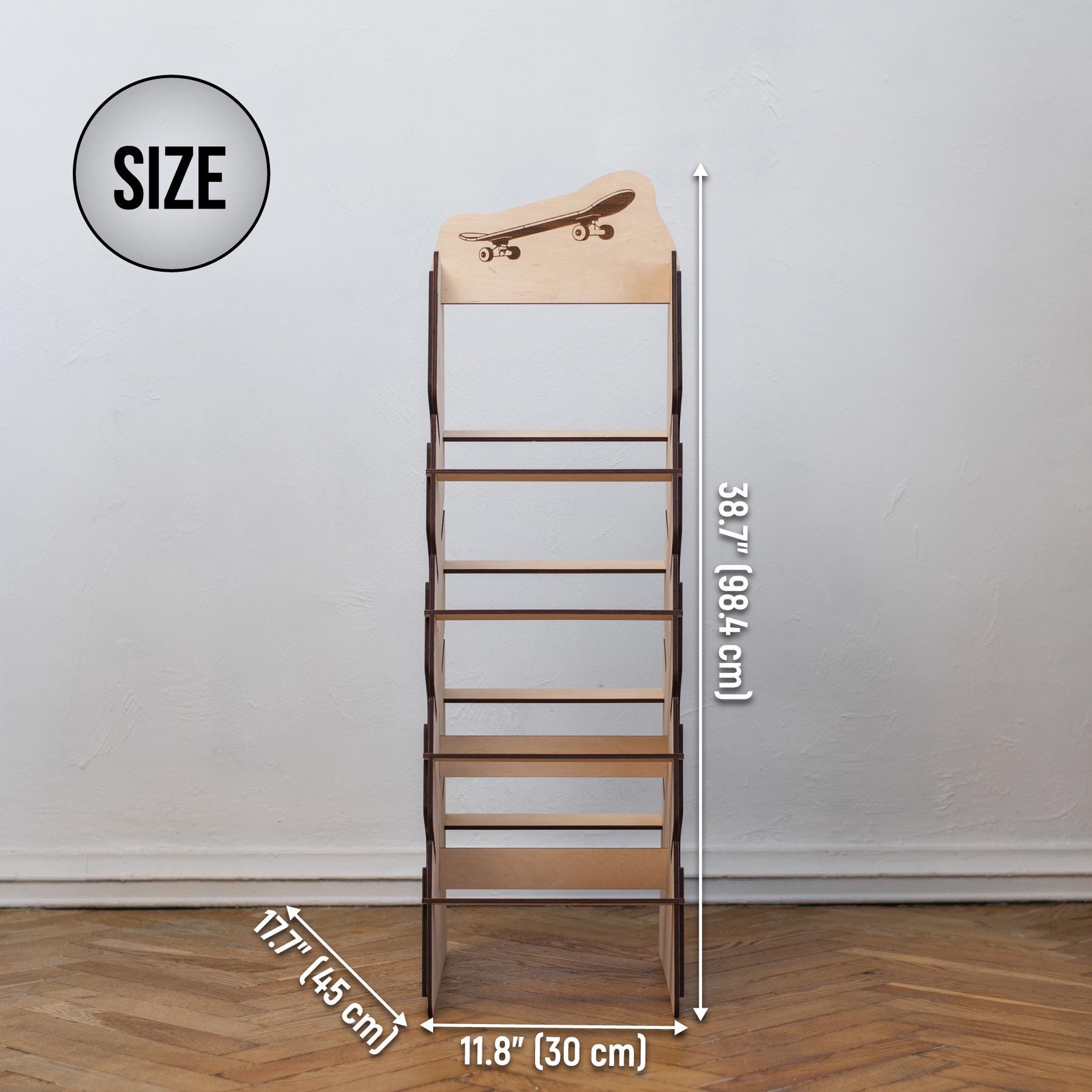 Skate Rack Floor Skateboard Floor Stand, Skateboard Rack Freestanding, Skateboard Holder ...