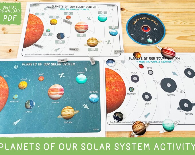 Solar System Model Printable Activity Space Learning Homeschool ...