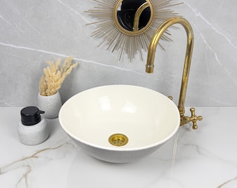 Marokkaanse keramische spoelbak: handgemaakt visschubbenontwerp