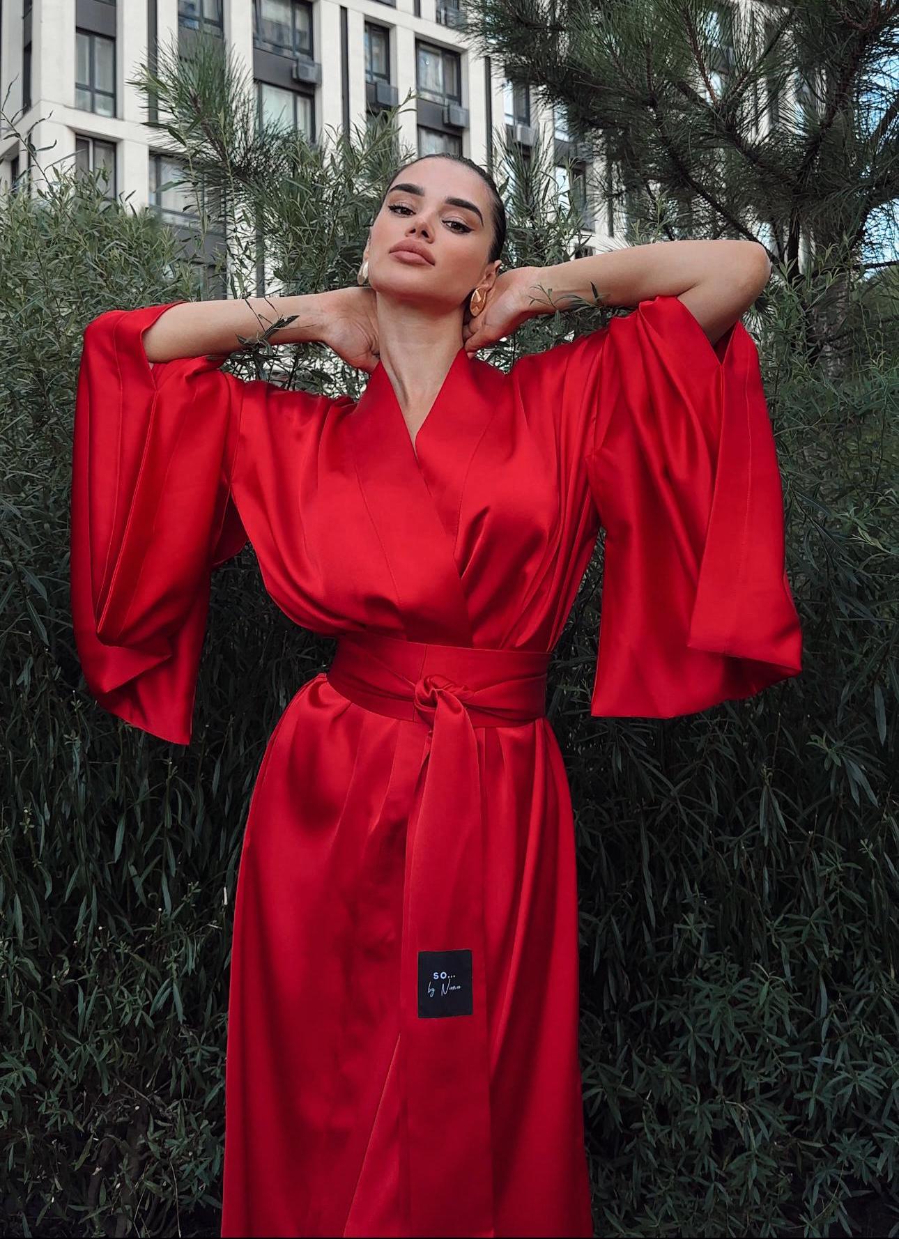 Long Sleeve WATARU Evening Dress main image 0