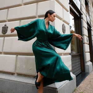 Custom Green Kimono XXL