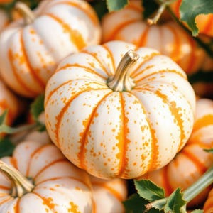 Mini Pumpkin Seeds, Tiger Striped Pumpkin Sseds, Organic, Non GMO, 20+