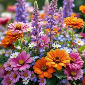 Sementes de flores silvestres, mix de plantas perenes, orgânicas, não transgênicas, mais de 1000 sementes