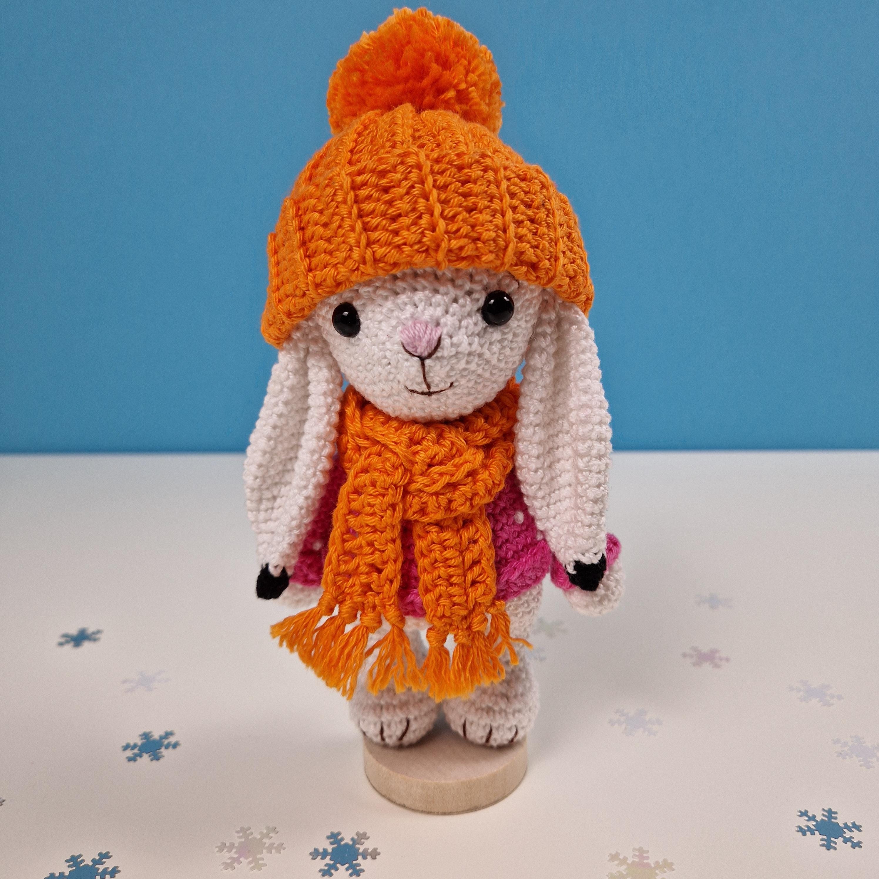Bommel the Snow Bunny Crochet Pattern, PDF Download, German and English ...
