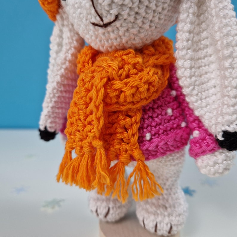Bommel the Snow Bunny Crochet Pattern, PDF Download, German and English ...