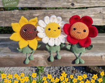 Flower Rae Crochet Pattern,  PDF download, german and english