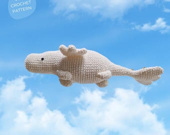 Ploof the Cloudhopper Crochet Pattern,  PDF download, german and english