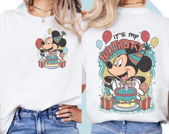 Mickey Shirt | Mickey Mouse Birthday Tshirt | Mickey Child Tshirt | Disney Cartoon Shirt Unisex Adult Kids | Disney theme party