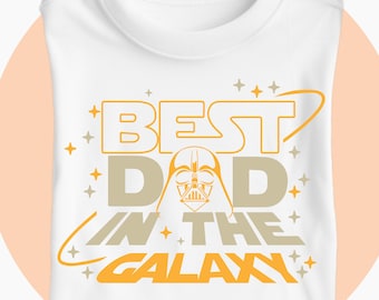 Star Wars-shirt vader, beste vaderdagcadeau, gepersonaliseerd T-shirt papa, coole vadersclub, bijpassende Disney-shirt