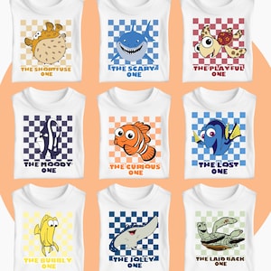 Disney Nemo Shirt, Finding Dory Tee, Pixar Characters, Family Vacation Gift, Cute Nemo Apparel for Kids and Adults