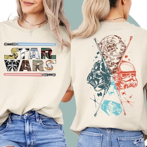 Camiseta Star Wars / Camiseta Star Wars / Tallas de camisa S / S Camiseta divertida / Este es el camino / Enchantic Co