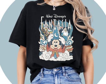 Retro Mickey Shirt | Fantasia Disney Shirt | Disney SweatShirt | Matching Disney | Mickey Head Disney Lion Shirt