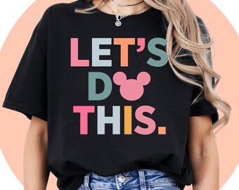 Camiseta de Disney, regalo bonito para mujer, camiseta de Disney de moda, camiseta de Mickey Mouse, camiseta de vacaciones familiares