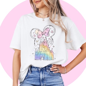 Disney Castle Shirt, Disney Watercolor Castle Tee, Disney Vacation Disney Princess Gift, Disney Girls Trip, Princess Tee, Princess Castle
