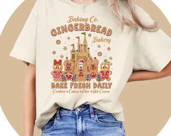 Disney Christmas Shirt | Gingerbread Disney Shirt | Disney SweatShirt | Matching Disney | Mickey Head Disney Lion Shirt