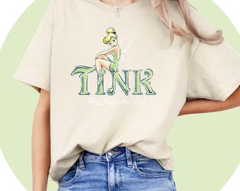 Tinkerbell T-Shirt, Disney Princess Tee, Girls Vacation Shirt, Magic Kingdom Apparel, Tinkerbell Gift Idea