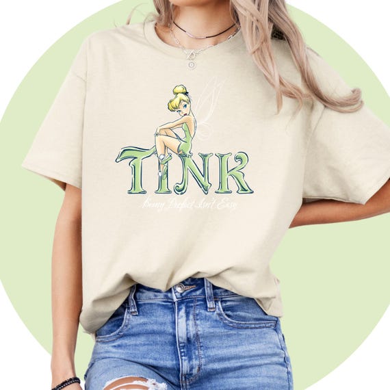 Tinkerbell T-Shirt, Disney Princess Tee, Girls Vacation Shirt, Magic Kingdom Apparel, Tinkerbell Gift Idea