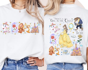 Beauty and The Beast T-Shirt | Disney Magical | Disney T-Shirt | Family Trip | Disney Matching T Shirts | Children And Adult T Shirts