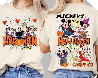 Cute Disney Halloween Shirt | Mickey Fall Shirt | Disney Fall SweatShirt | Matching Halloween | Mickey Head Disney Halloween Shirt