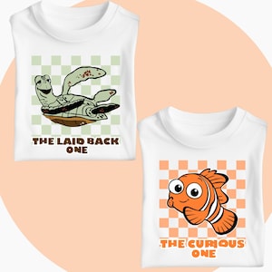 Disney Nemo Shirt, Finding Dory Tee, Pixar Characters, Family Vacation Gift, Cute Nemo Apparel for Kids and Adults