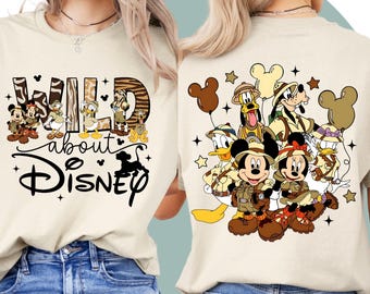 Wild Disney Shirt | Mickey Disney Shirt | Disney SweatShirt | Matching Disney | Mickey Head Disney Lion Shirt