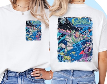 Fiesta temática de Disney / Toy Story Friends T / Hasta el infinito y más allá / Camisa sudadera con capucha / Adultos y niños / Camisa Jessie Buzz