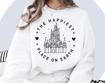 Glücklich bis ans Ende | Magic Kingdom T-shirt | Glücklichster Ort der Welt | Disney-T-Shirt | Burg Shirt | Urlaub Reise Shirt